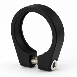 Sattelstützeklemme ø31.8 mm Edge Aluminium mit Innensechskantschraube – Schwarz