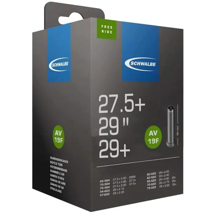 Schwalbe AV 19F Fahrrad-Schlauch (27,5″+/29″+)