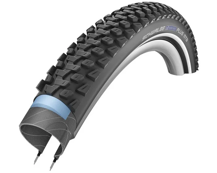 Schwalbe Marathon Plus 29×2.25 Zoll E-MTB-Reifen Performance Line SmartGuard Drahtreifen | black-ref