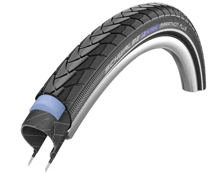 Schwalbe Marathon Plus Trekking-Reifen 20 Zoll Endurance SmartGuard Drahtreifen | schwarz-reflex