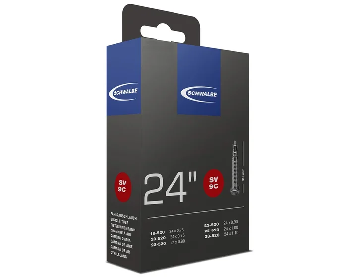 Schwalbe Schlauch 24 Zoll SV 9C – 40 mm Sclaverandventil