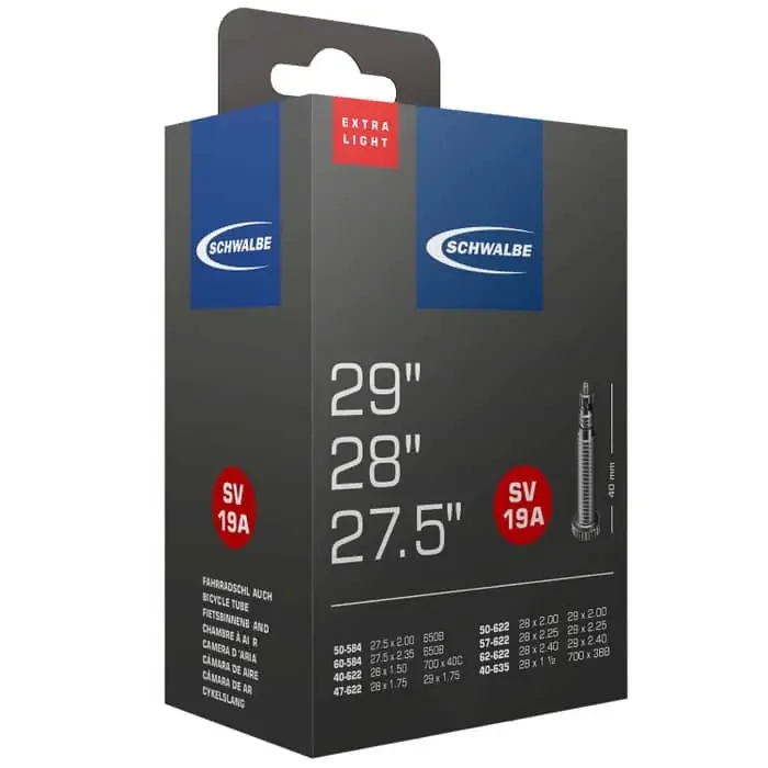 Schwalbe SV 19A Extra Light Fahrradschlauch (27,5″/28″/29″)