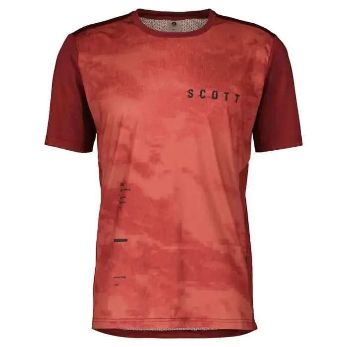 Scott Trail Vertic S/SL Rad Shirt kurzarm Herren rot L