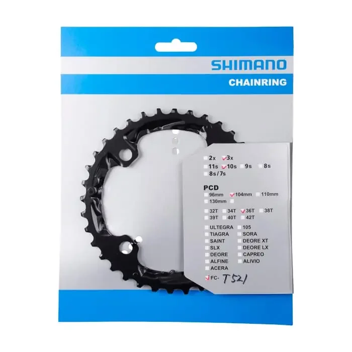Shimano FC-T521 36 Z Kettenblatt (3 x 10-fach)