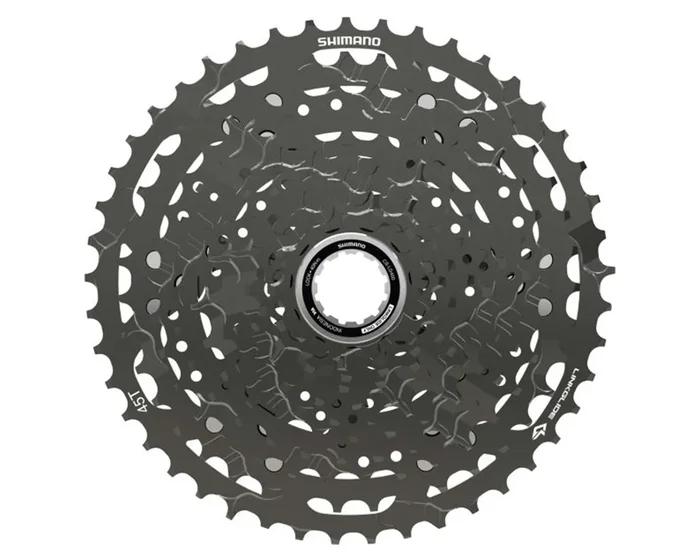 Shimano Kassette CUES LinkGlide CS-LG400 11-fach 11-45T | black