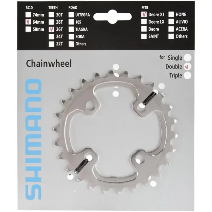 Shimano MTB-Kettenblatt XT FC-M785 26 Z (10-fach)