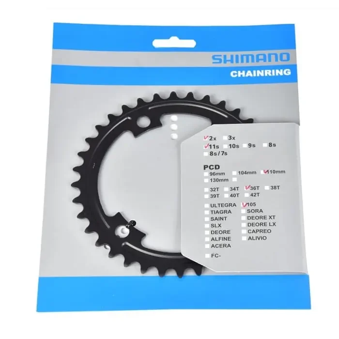 Shimano Rennrad-Kettenblatt 105 FC-R7000 36 Z (11-fach)