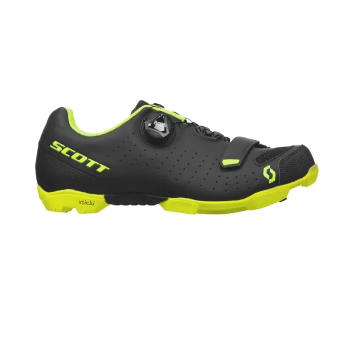 Shoes Scott Mtb Comp BOA® Matt Black/Sulphur Yellow