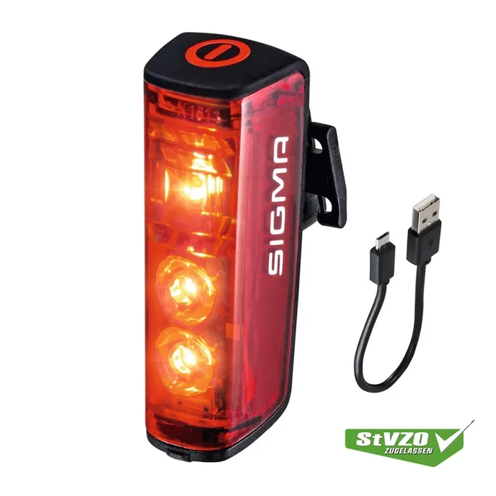 Sigma Blaze LED Rücklicht mit USB und Bremslicht­funktion
