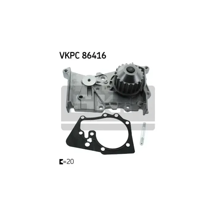 SKF Wasserpumpe Dacia Logan Sandero Duster Nissan Kubistar Renault