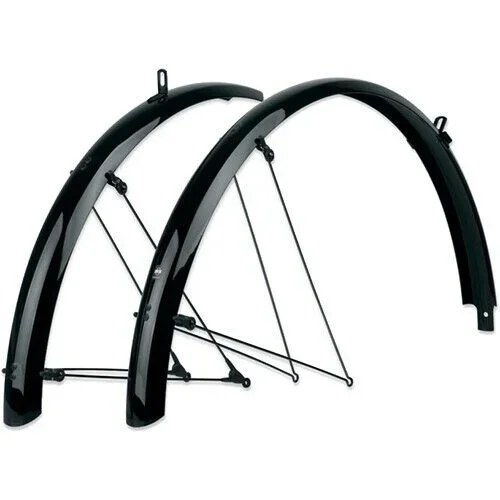 SKS Bluemels Basic 26″ Schutzblechset für vorne & hinten aus Kunststoff 26 Zoll