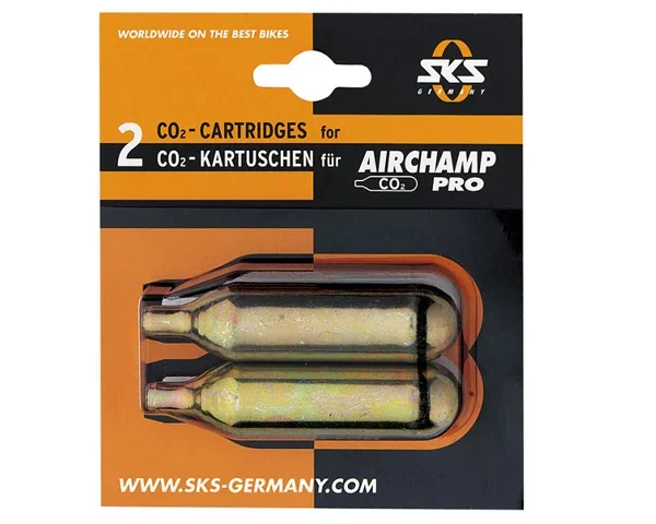 SKS CO2-Kartuschen mit Gewinde | 2 Stk.