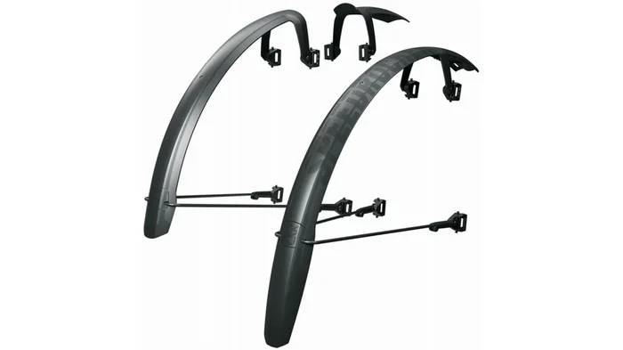 SKS Speedrocker XL Schutzblech-Set 28″ mit Streben und Doppelspoiler-Funktion black