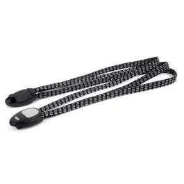 Spanngurt Gepäckträger Mirage mit universellen Anschlusssystem – Schwarz / Weiß