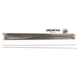 Speichen 296-14 Alpina ø2,00mm FG 2,3 – Edelstahl silber (144 Stück)