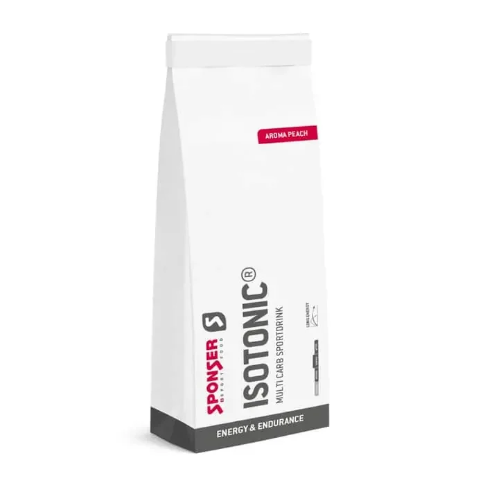 Sponser Isotonic Sportgetränkepulver Nachfüllbeutel (700 g) Peach