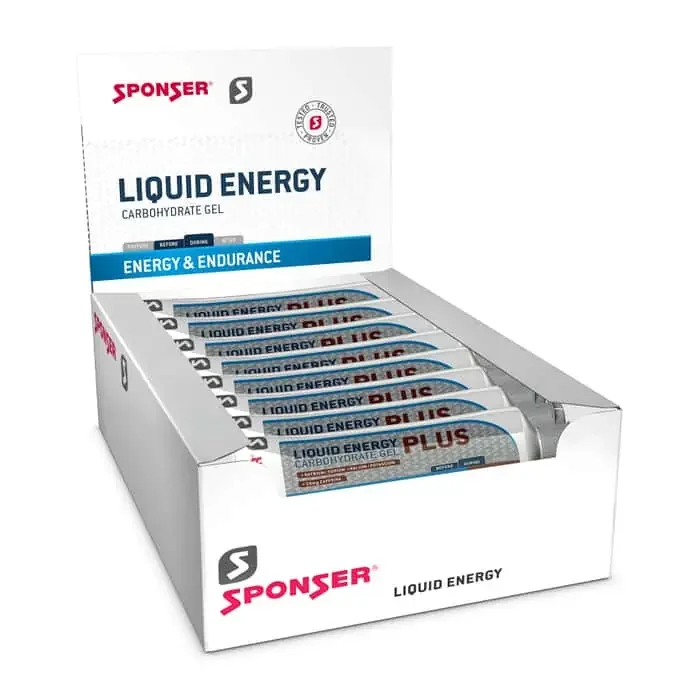 Sponser Liquid Energy Plus Energie-Gel Tube Box (18 x 70 g)