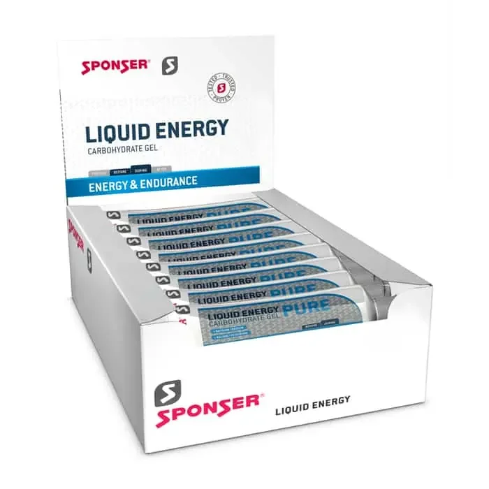 Sponser Liquid Energy Pure Energy-Gel Box (18 x 70 g)