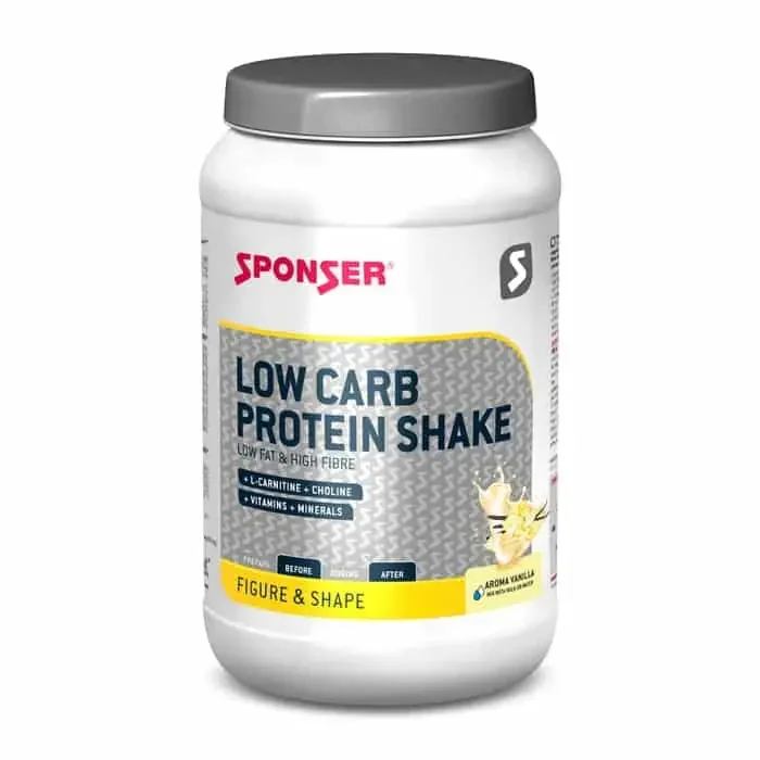 Sponser Low Carb Protein Shake Eiweißpulver (550 g) Vanilla