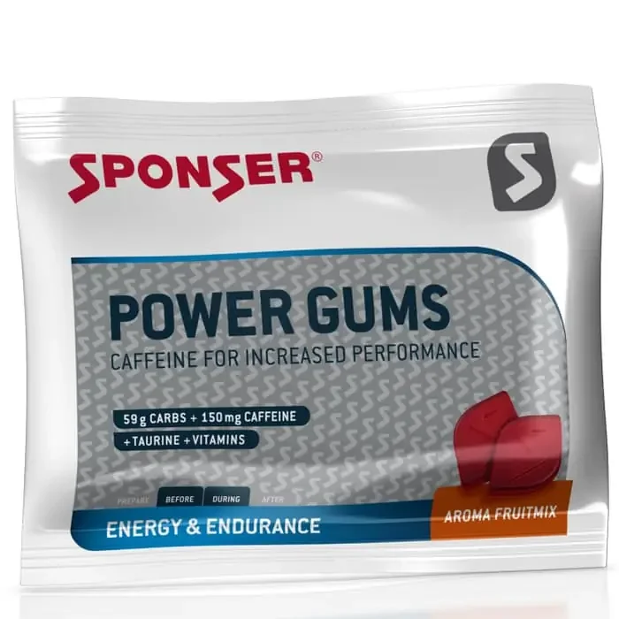 Sponser Power Gums Fruchtgummi (75 g) Fruitmix