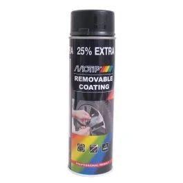 SprayPlast Abziehlack MOTIP 500ml Mattschwarz