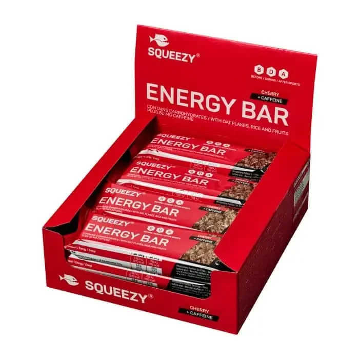 Squeezy Energy Bar Energieriegel vegan Box (12 x 50 g)