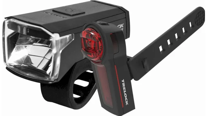 Trelock LS480/LS740 Vector Signal Lighthammer 80 Lux Akkubeleuchtungs-Set