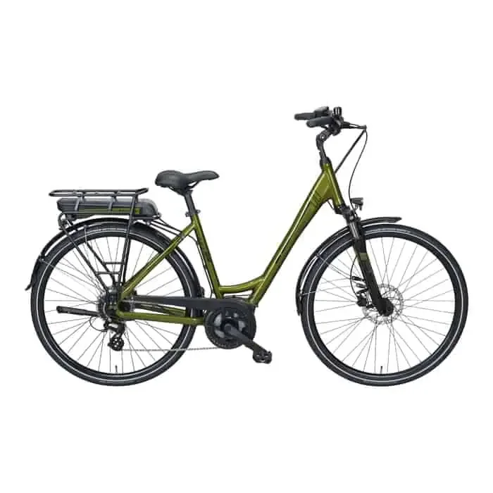 Triumph E-Bird 308 E-Bike Trekkingrad Tiefeinsteiger grün 45 cm 28″