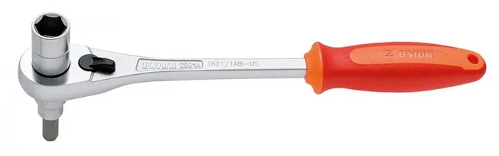 Unior Tretlagerratsche 3/8″ rot, 14mm, 8mm, 1621/1ABI-US