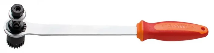 Unior Tretlagerschlüssel mit Griff rot f. Shimano Octalink+Isis,1671.8/2BI-US