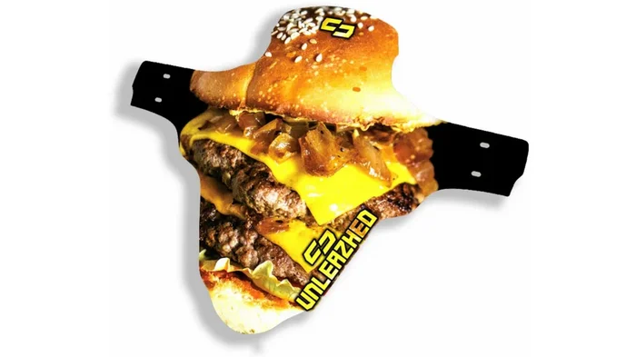 Unleazhed M01 Mudguard Crazy Skin unsplash 1 pcs, 4 cable ties beef master