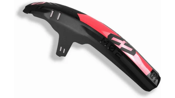 Unleazhed M02 Mudguard Big Decal Logo Skin unsplash 1 pcs 4 formcut red