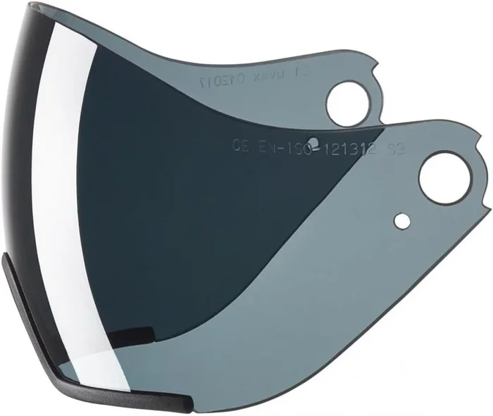 Uvex Finale Visor Helm Ersatzvisier Smoke grau 52-57cm  Ersatzvisier für Uvex Finale Visor Helm, Größe 52-57cm, dunkle Tönung (Filterkategorie 3) für hohe Sonneneinstrahlung, 100% UVA-, UVB- und UVC-Schutz
