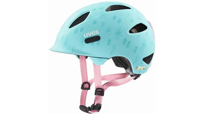 Uvex Oyo Style Kinder-Helm flowers cyan matt