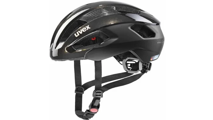Uvex Rise CC Rennrad-Helm black – goldflakes matt