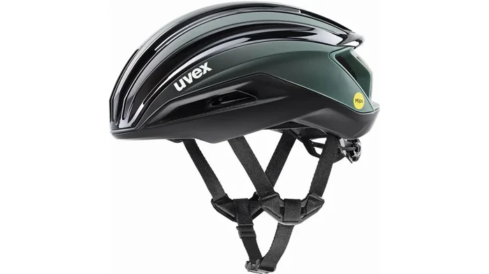 Uvex Surge Aero Mips Rennrad-Helm black-sage green matt