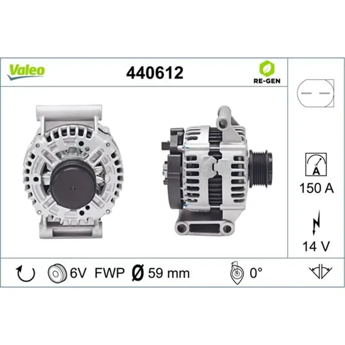 Valeo Lichtmaschine Citroen Jumper Fiat Ducato Ford Peugeot Boxer