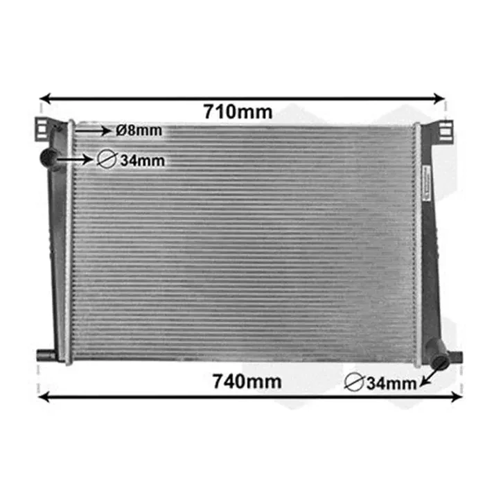 Van Wezel Motorkühler Mini