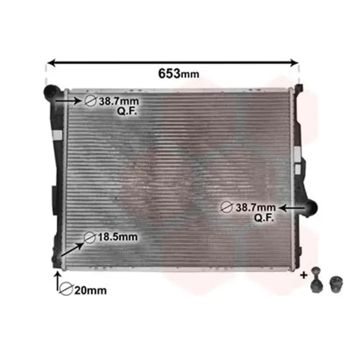 Van Wezel Wasserkühler BMW 3 E46 + Cabrio Touring Compact Z4 + D XD