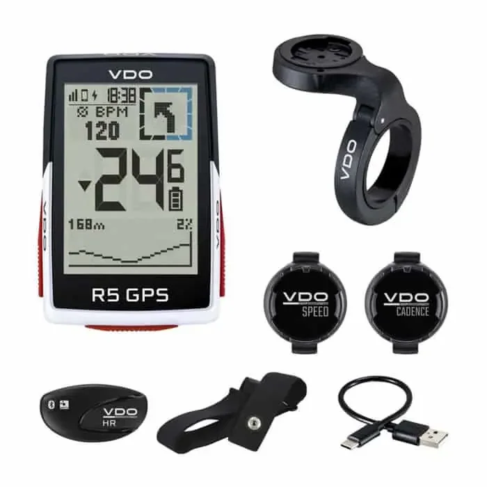 VDO R5 GPS Fahrradcomputer mit Sensoren