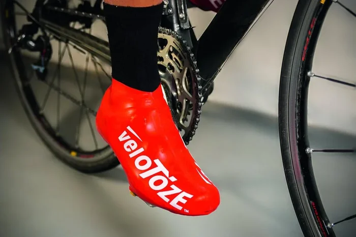 Velotoze Überschuhe Kurz Rot S-M (37-42.5)