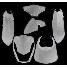 Verkleidungsset 6-Teilig Edge für Peugeot Kisbee 2T/4T – Weiß