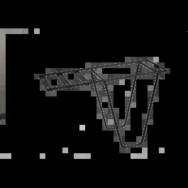 Verlängerungsteil für Gepäckträger Steco Tas-Mee – Mattschwarz