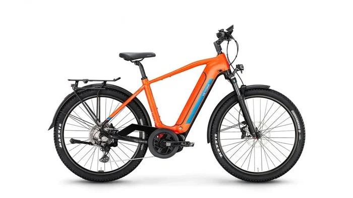 VICTORIA Elektro-SUV „AVYON 6″ (#1), Diamant, 27,5“, squirrel orange, 1×10-Gang SHIMANO „Deore“, 48cm