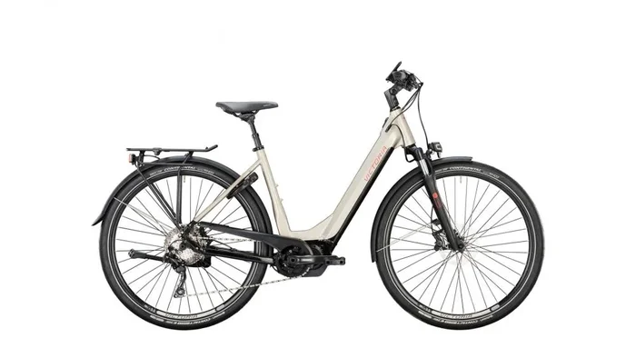 VICTORIA Elektro-Trekkingrad „eTouring 12.8″ Mod. 22, Wave, 28“, good grey, 1×10-Gang SHIMANO „Deore“, 45cm