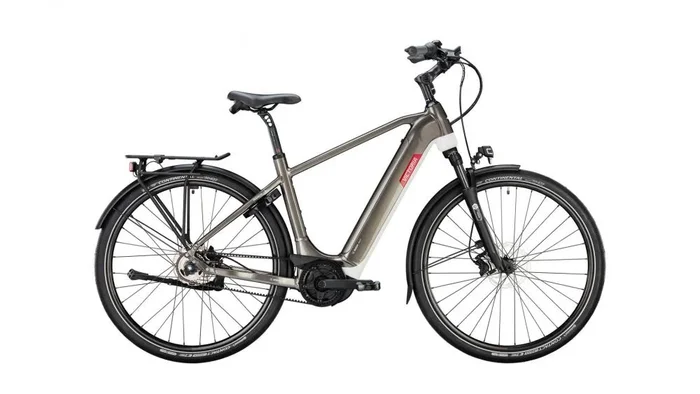 VICTORIA Elektro-Trekkingrad „Manoc 3″ Mod. 24, Diamant, 28“, quartz grey, Enviolo HD, 58 cm / L