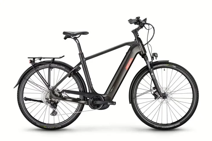 VICTORIA Elektro-Trekkingrad „Manoc 4″ (#1), Diamant, 28“, warm anthracite matt, 1×10-Gang SHIMANO „Deore“, 54 cm / M