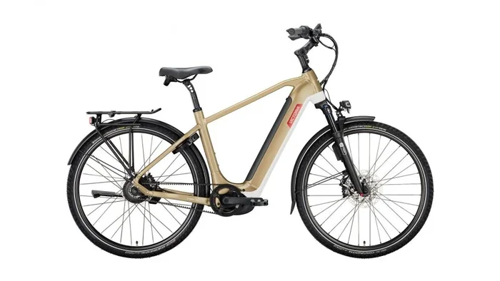 VICTORIA Elektro-Trekkingrad „MANOC 7″ (#1), Diamant, 28“, cedar grey, ENVIOLO „HD“ stufenlos, 50 cm / S