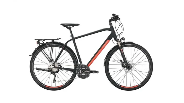 VICTORIA Trekkingrad „Trekking 8.7″ Mod. 22, Diamant, 28“, deep black matt, 3×10-Gang SHIMANO „XT“ Mix, 51cmnnTechnisch und optisch unverändert zum Vorjahr geht das Topmodell der Trekking-Baureihe mit 3×10 SHIMANO XT in die neue Saison.