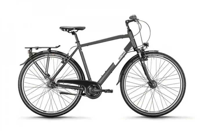 VICTORIA Trekkingrad „TREQANA 1″ (#1), Diamant, 28“, carbonite grey, 7-Gang SHIMANO „Nexus“ RBN, 58 cm / L
